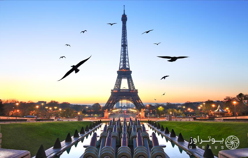 Eiffel Tower, the most popular attraction in Paris